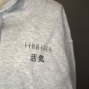 Gently worn light gray hoodie